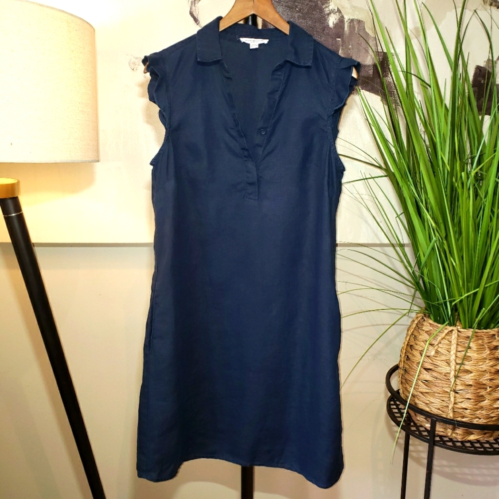 BeachLunchLounge Linen Tank Dress